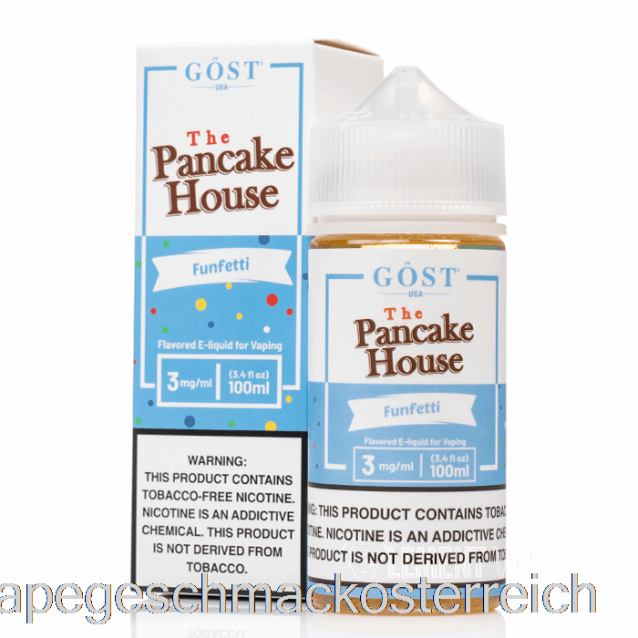 Funfetti – The Pancake House – Gost Vapor – 100 Ml, 6 Mg Vape-Geschmack